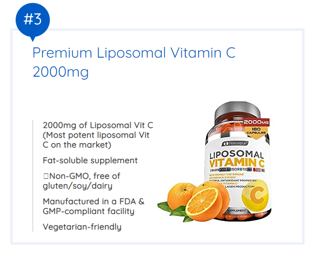 Natupur Liposomal Vitamin C Ranked #3 on Ode Magazine