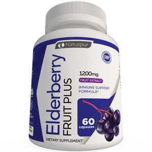 Elderberry Capsules 1200mg - For Powerful Immune System Support
